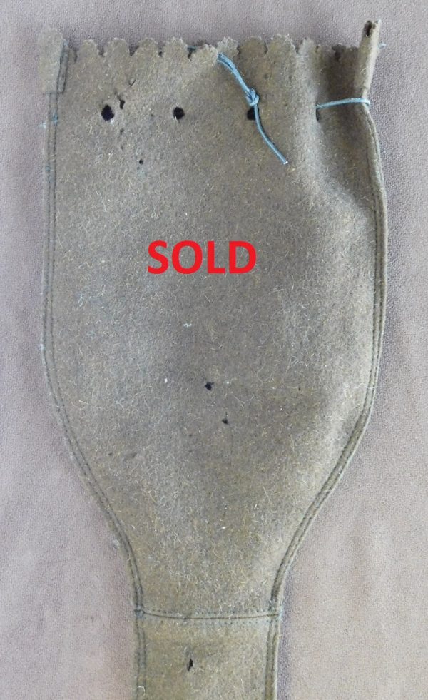 Third Reich Dark Brown Army Sword Felt Bag (#29735)